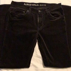 Arizona Jeans Co Black Skinny Corduroy Pants